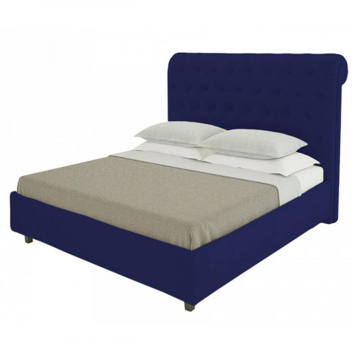 кровать большая 200х200 sweet dreams синяя в Кургане