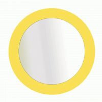зеркало круглое в желтой раме sheer sole в Кургане