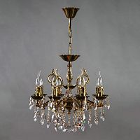 подвесная люстра ambiente leon 2128/8 pb tear drop бронза в Кургане