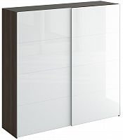 шкаф-купе slide 1700 белый глянец коричневый в Кургане