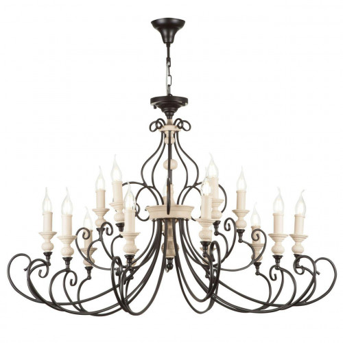 подвесная люстра maytoni karina h631pl-15b бежевая в Кургане