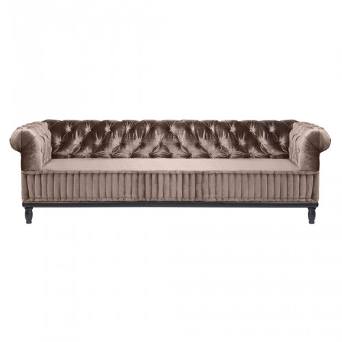 диван club sofa прямой коричневый в Кургане