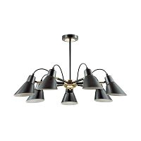 потолочная люстра lumion naomi 3709/7c черная в Кургане