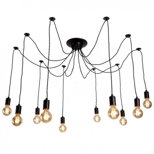 подвесная люстра arte lamp 76 a9184sp-10bk в Кургане