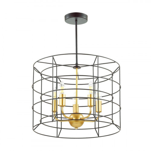 подвесная люстра lumion rupert 4410/5 черная в Кургане