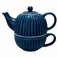 чайник с чашкой alice dark blue в Кургане
