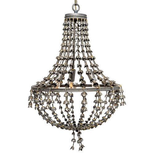 люстра «адела» темное серебро с золотистыми деталями в Кургане