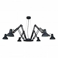 подвесная люстра arte lamp ragno a2043sp-6bk в Кургане