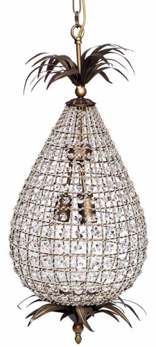 люстра дизайнерская chandelier3 медь и прозрачное стекло в Кургане