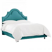 кровать двуспальная 160х200 бирюзовая kennedy peacock в Кургане