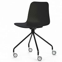 стул glide на колесиках черный в Кургане