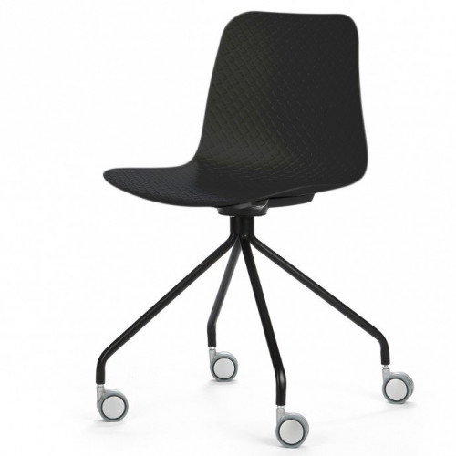 стул glide на колесиках черный в Кургане