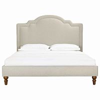кровать cassis upholstered бежевая 90х200 р в Кургане