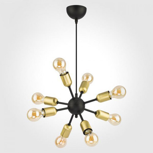 подвесная люстра tk lighting 1468 estrella black в Кургане