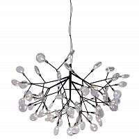 подвесная люстра crystal lux evita sp63 black/transparent в Кургане