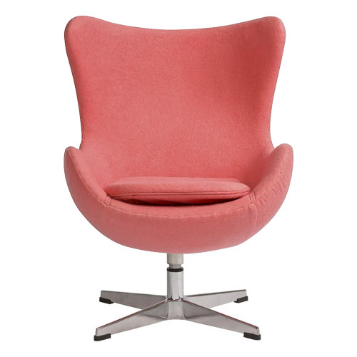 детское кресло egg chair коралловое в Кургане