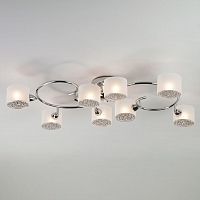 потолочная люстра eurosvet areta 70088/8 хром в Кургане