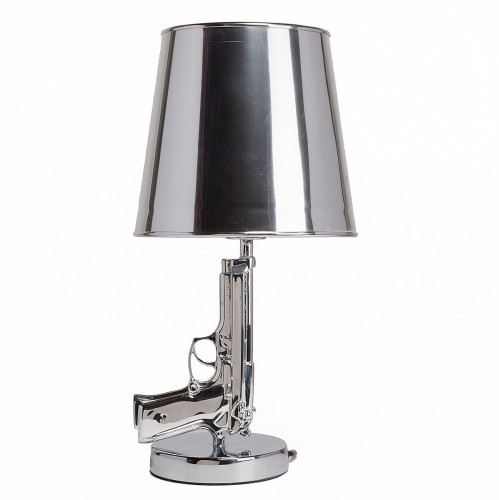 настольная лампа flos - bedside gun silver в Кургане