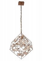 дизайнерский подвесной светильник crystal lux diego sp4 gold в Кургане