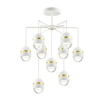 подвесная светодиодная люстра odeon light minion 4117/45cl в Кургане
