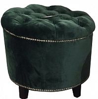 пуф круглый modena malachite малахитовый в Кургане
