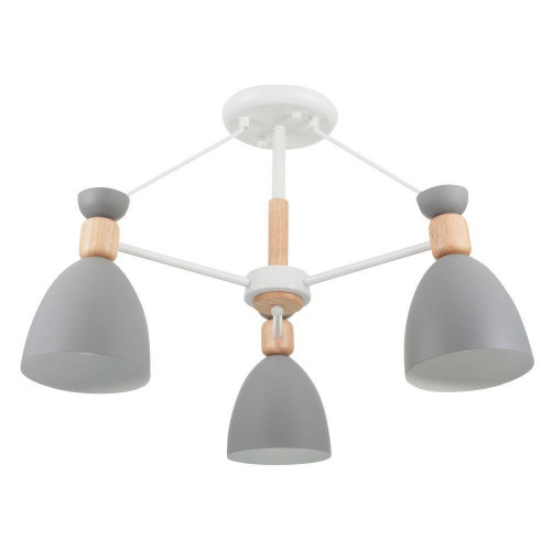потолочная люстра freya delia fr5033cl-03w серая в Кургане