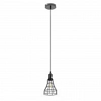 подвесной светильник эра loft pl10 bk в Кургане