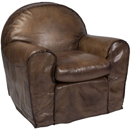 кресло michael olive коричневое в Кургане