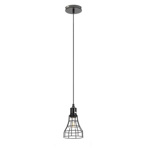 подвесной светильник эра loft pl10 bk в Кургане