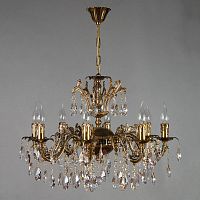 подвесная люстра ambiente granada 2118/8 pb tear drop бронза в Кургане