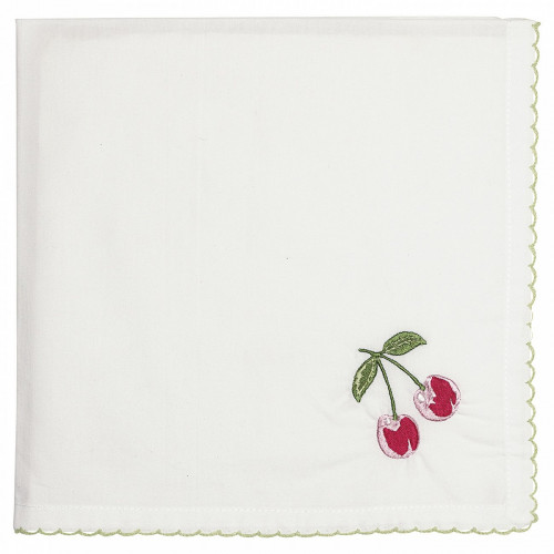 салфетка cherry red w/embroidery в Кургане