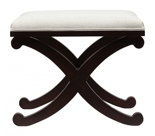 табурет x-leg stool белый лен в Кургане