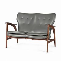 диван fauteuil прямой серый в Кургане