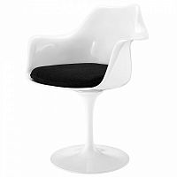 стул eero saarinen style tulip armchair черная подушка в Кургане