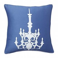 подушка с рисунком канделябра chandelier diamond-blue в Кургане