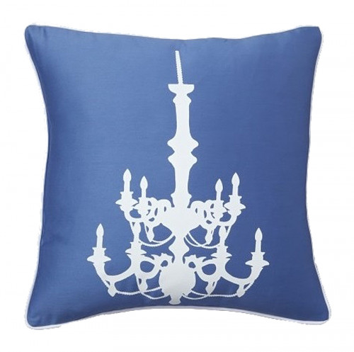 подушка с рисунком канделябра chandelier diamond-blue в Кургане