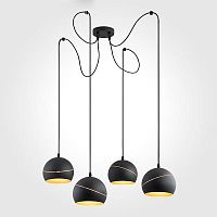 подвесная люстра tk lighting 2221 yoda black orbit в Кургане