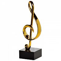 статуэтка скрипичный ключ золотая 17х10х33 в Кургане