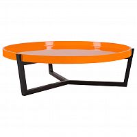 стол журнальный black orange hf16044 оранжевый, черный в Кургане