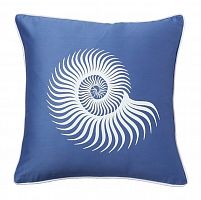 подушка с морской раковиной sea shell diamond-blue в Кургане