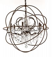 люстра foucault's orb crystal d75 антик (темная) коричневая в Кургане