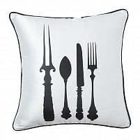 подушка со столовыми приборами tableware white в Кургане