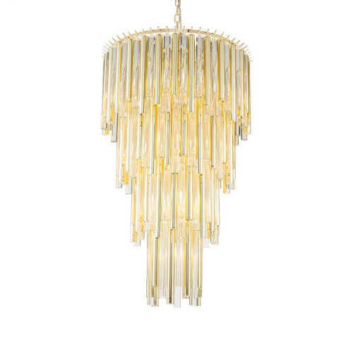 люстра gigi 13 gold от delight collection прозрачная/золото в Кургане