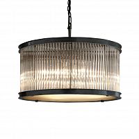 люстра essex crystal 68 черное основание, прозрачное стекло черное основание, прозрачное стекло в Кургане