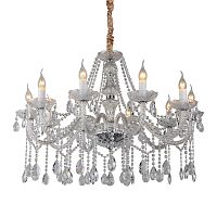 подвесная люстра omnilux ladispoli oml-89003-10 прозрачная в Кургане