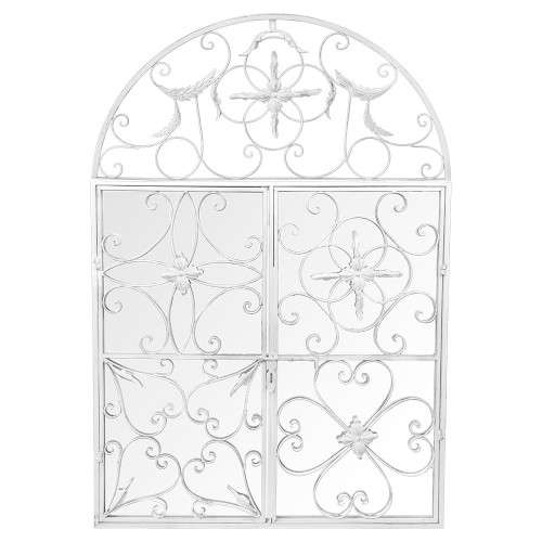 зеркало-окно со ставнями настенное белое бизе в Кургане