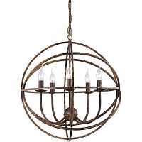 подвесная люстра arte lamp kopernik a1703sp-5br в Кургане