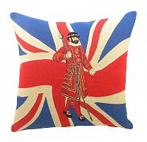 подушка с британским флагом beefeater в Кургане