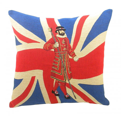 подушка с британским флагом beefeater в Кургане