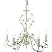 подвесная люстра arte lamp cinta a1309lm-5wc белая в Кургане